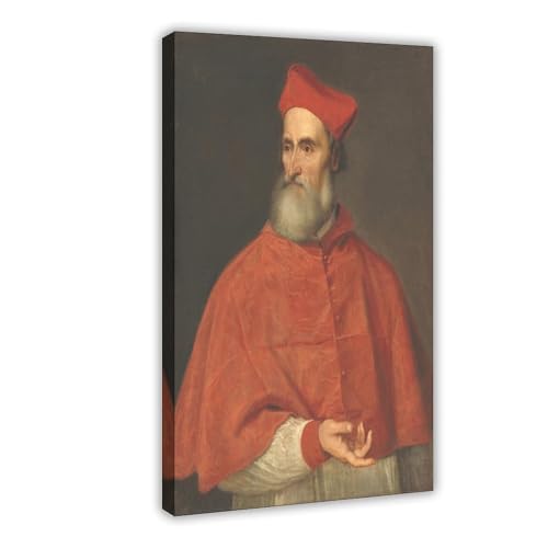 Titien Portrait de Pietro Bembo toile suspendue pour décoration murale d'un bureau élégant