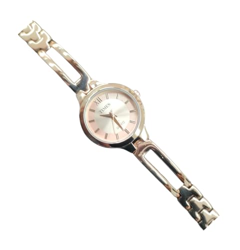 Image of Times Women's Analog Wrist Watch (34) | Gold Colour | Stylish Chain | Gold Dial |