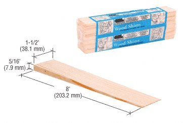 CRL Cedar Wood Shims - Case of 432 by CR Laurence