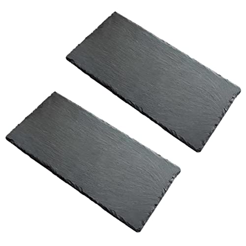 2 platos aislados para sushi color negro elegante
