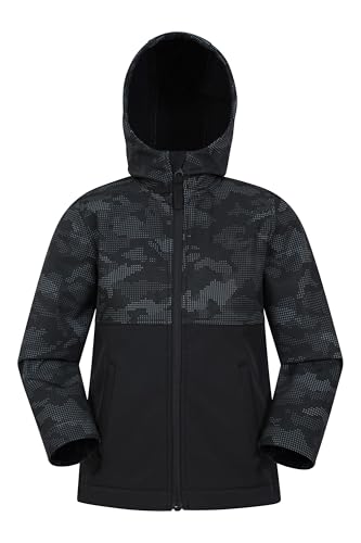 Mountain Warehouse Exodus wasserdichte Windjacke Kinder Softshell - leichte Regenjacke Kinder, atmungsaktive, wasserfeste Jacke, Kinderregenjacke Schwarz Kinder 128 DE (7-8 Jahre) Mountain Warehouse Exodus wasserdichte Windjacke Kinder Softshell - leichte Regenjacke Kinder, atmungsaktive, wasserfeste Jacke, Kinderregenjacke Schwarz Kinder 128 DE (7-8 Jahre)