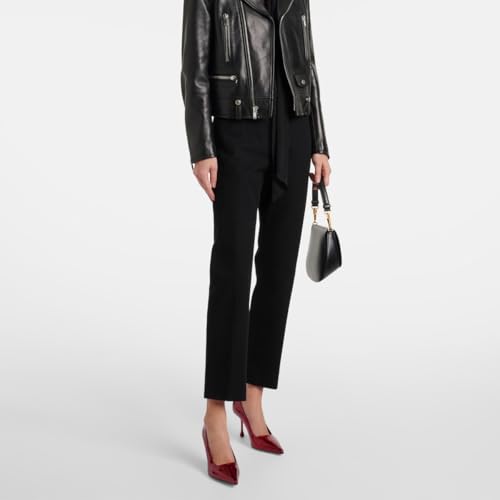 Tang'scuisins Women Slip on Solid Color Pumps Closed Pointed Toe Thin Mid Heels Elegant Dress Business Daily Shoes Size 4-16 US3