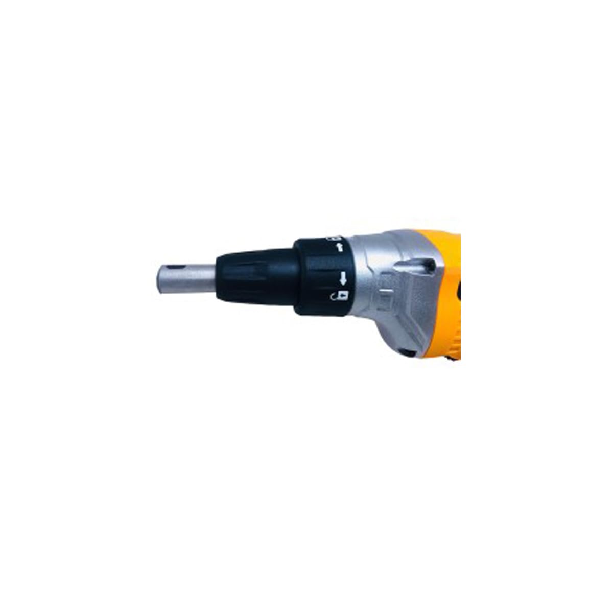 INGCO CDSLI2042006 - Atornillador para paneles de yeso a batería de 20 V, solo cuerpo, máquina motor Brushless 0-4200 RPM, 30 N.m, boquilla ajustable con casquillo Hex de 1/4 pulgadas, luz LED