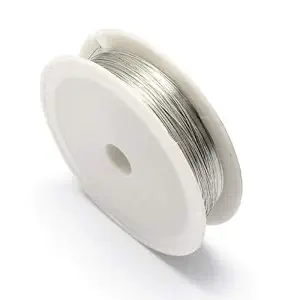 ART IFACT 20 Meters of Silver Metallic Wire - German Silver Wire - DIY Jewellery, Beading, Artistic & Science Projects (26 Gauge (0.46 mm))