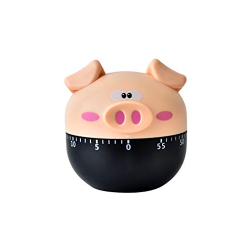 Mekta Timer, 60 Minutes Cartoon Pig Shaping The Kitchen, The Timer Countdown Machine Alarm Clock Cooking