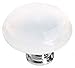 1.25 in. Round Knob in White