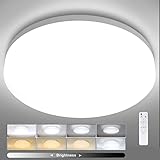 Amplia gama de uso: Adecuado para la sala de estar, el dormitorio, las escaleras, el pasillo, el guardarropa, la cocina, el pasillo y muchos lugares donde se necesita una luz de techo brillante. Añade una atmósfera encantadora en su hogar.