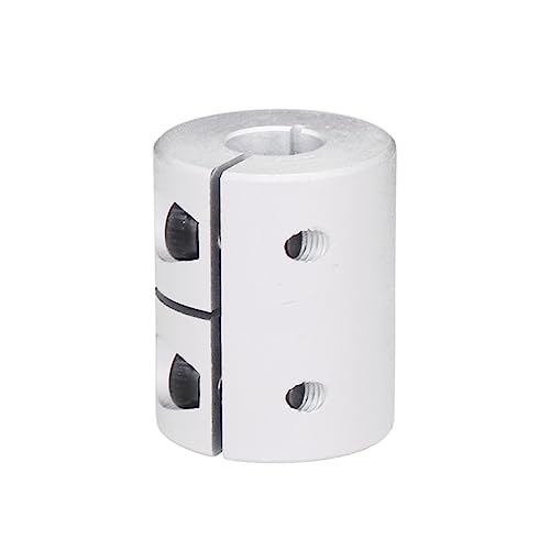 Rigid Coupling,Stainless Steel Rigid Coupling 1pcs 3D Printer Rigid Clamping Shaft Couplings Diameter 20mm Length 25mm Stepper Motor Engraving Machine Coupling(8 x 8 mm)