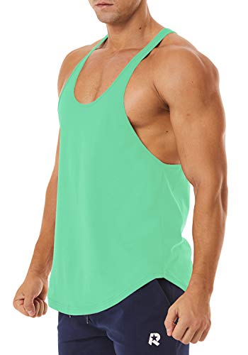 Image of Men's Workout Quick Dry Soft Gym Bodybuilding Stringer Tank Tops