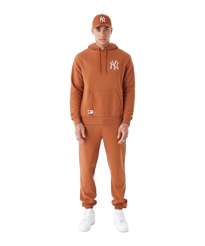 Sweat New York Yankees New Era marron oversize pour look streetwear