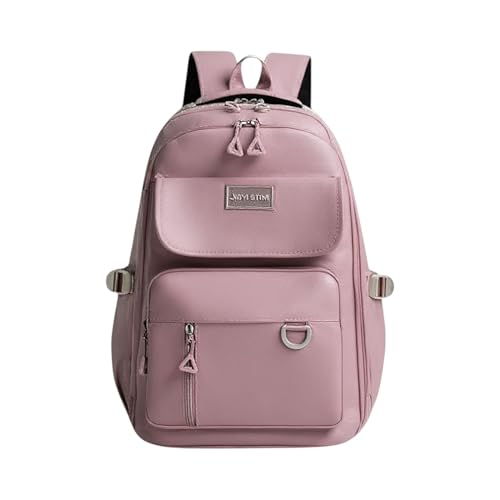 Mochila Escolar Feminina com Compartimentos, Abertura Geladeira reforçada e acolchoada e compartimento para notebook(Lílas)