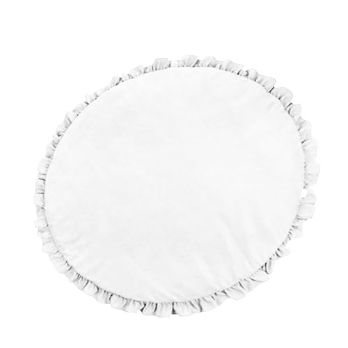 Générique Tapis De Jeu en Coton pour – Tapis De Jeu avec Couverture Amovible Et Lavable | Tápis Rond pour Décoration Chambre d'enfant | Tápis D'activité pour Bébés Et
