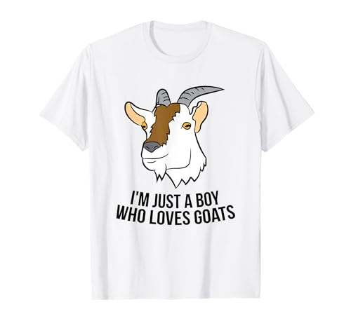 Soy sólo un niño que ama a las cabras Camiseta