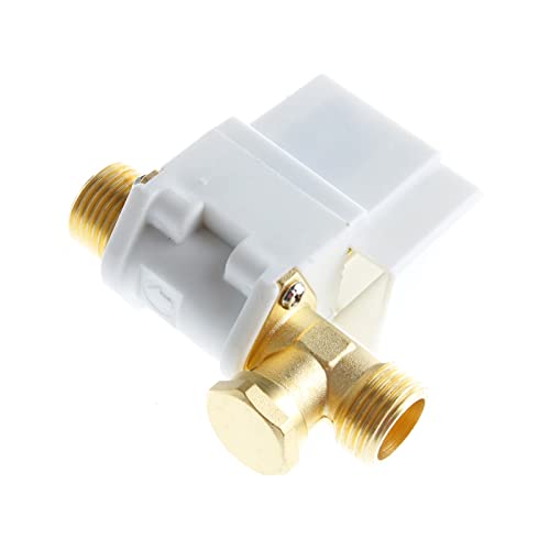 Válvula solenoide eléctrica de latón G1/2 para control de agua y aire BSP 3