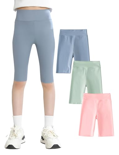Legging court fille de 3 à 11 ans avec short de motard extensible