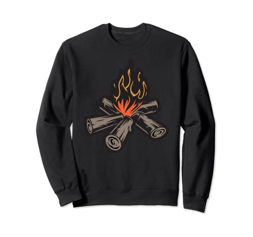 Campfire Nature Adventure Equipo de camping presente Sudadera