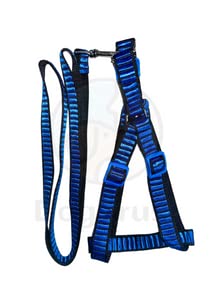 Dog Trust 15 mm Striped Print Nylon Puppy Harness & Leash Set for Small & Medium Dogs (Color May Vary) - Pack of (Harness + Leash) (B0BYX1BJ62) Amazon Price History, Amazon Price Tracker