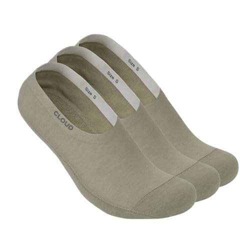 Image of Cloud Ankle Socks for Women & Men - Thin Comfortable Non Slip Invisible Low Cut Cotton No Show Socks for Casual & Formal Wear