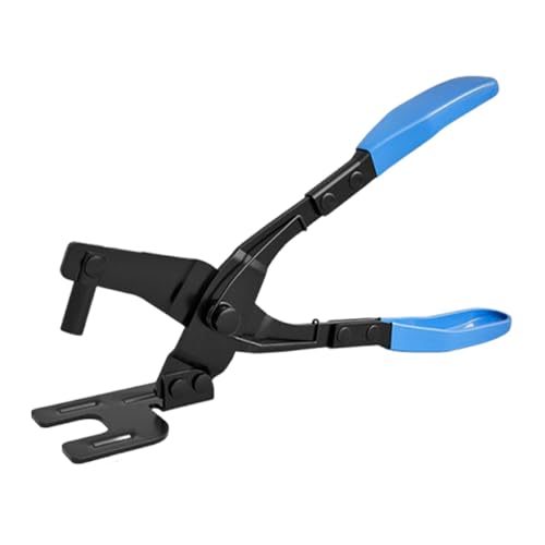 Milageto Pince à Main pour l'extraction des Supports d'échappement, permettant d'accéder aux endroits Difficiles d'accès ; Outil Robuste pour, Bleu