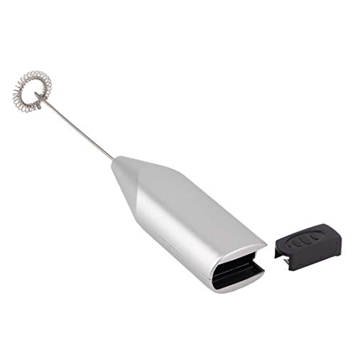 Schnurloser Milchaufschäumer, Handschäumer, Cappuccino-Maker für Latte, Espresso, Schokolade, Kaffee, Metall Cover