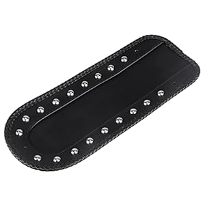 Xmmt Motorcycle Rivet Leather Rear Fender Bib Solo Seat For Harley Softail Springer Heritage Classic Efi Flstci 2006-2017, Black 3 31zuum0vjtl. sl500 . ss300
