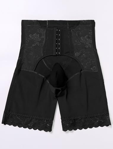 FYMNSI Men's Shapewear Tummy Control Boxer Brief Shorts High Waist Trainer Compression Underwear Body Shaper Sissy Panties3