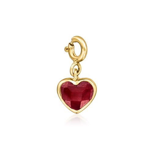 Ross-Simons 2.20 Carat Ruby Heart Charm...