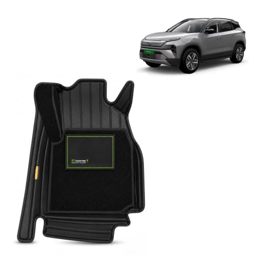 Image of EV MASTER 11D Car Floor Mats for TATA Harrier Hybrid (2026 Onwards) Complete Set | All Weather | Anti-Slip | Luxury Premium Car Mat | Full Coverage, Custom Fitted Car Foot Mats