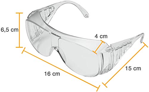 Uvex 9161014 Schutzbrille - Ãberbrille für Labor & Arbeit – Bild 4
