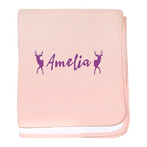 CafePress Amelia Baby Blanket, Super Soft Newborn Swaddle