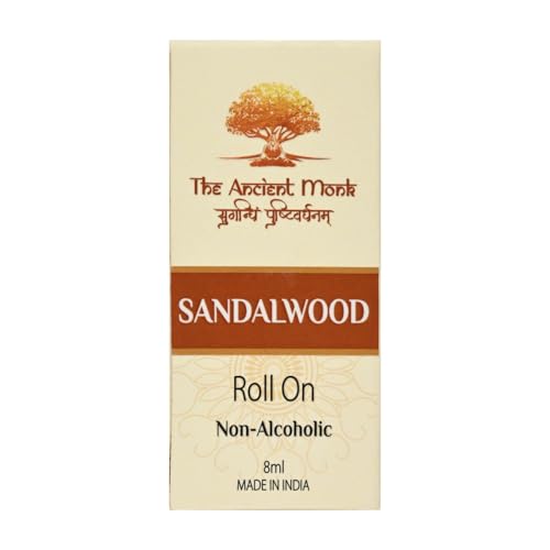 Image of Roll-On | 100% Natural Alcohol-Free Perfume Oil | Long-Lasting Unisex Fragrance | Ayurvedic Perfume for Men & Women - 8 ml (Sandalwood)