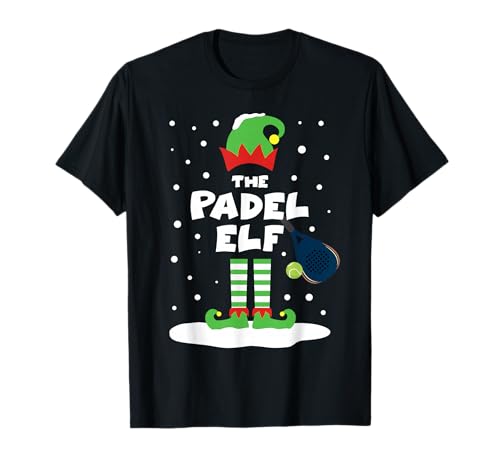 Padel Elf Matching Group Family Holiday Christmas Costume T-Shirt