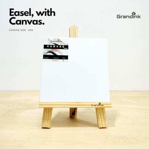 Image of Grandink 12 Inch Wooden H-Frame Tabletop Easel Stand 12mm Thick (Pack of 1)