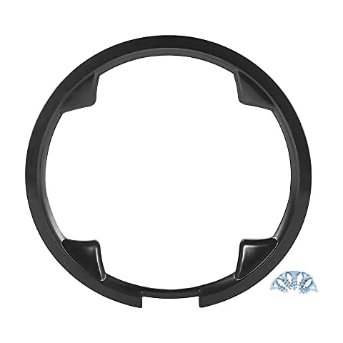 X AUTOHAUX 48 Zähne 12 cm 0,63 "x 8,35" Fahrrad Kurbelgarnitur Kettenradabdeckung Schutz Kettenrad Schutzhülle Schwarz Cover