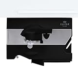 Electric Can Opener - 4 in 1 Under the Cabinet Mounted Can Opener, Blade Sharpener, Bottle Opener, Jar Opener, Mounting Bracket, Large or Small Cans for Seniors with Arthritis - Elitra Home (Black)