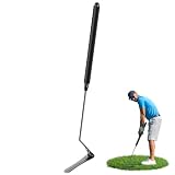 Buzzlett 37' Grass Whip with Double-Edged Serrated Blade, Grass Cutter Hand Tool, Manganese Steel Manual Weed Cutter, Sturdy and Durable, Cut Tall Grass and Overgrown Weeds