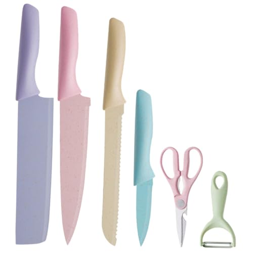Set Cuchillos Cocina 5 Piezas Acero Inox Base