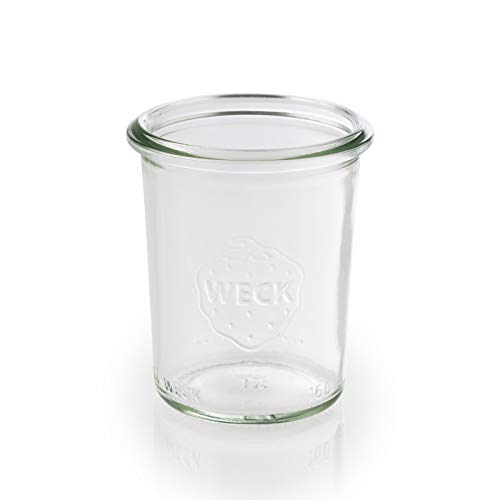 APS 82371 12er-Set Weck-Gläser, Dessertgläser, Mini-Sturzform, 160 ml, Ø 6 cm, Höhe 8 cm