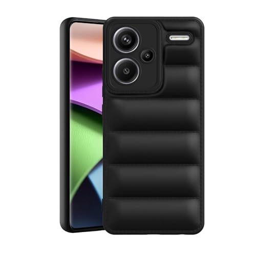 Amazon Brand - Solimo Puffer Case Camera Protection Soft Back Cover for Redmi Note 13 Pro Plus - Black (B0D2PCZQ98) Amazon Price History, Amazon Price Tracker