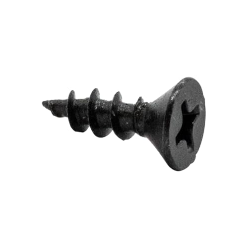 500 Unidades Parafuso Chipboard Phillips Preto Para Madeira 3,5x16