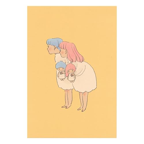 ポストカード くらはしれい×サンリオキャラクターズ リトルツインスターズ かわいい K03-PR-1のサムネイル