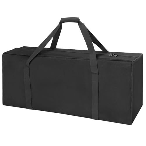 Image of COOLBEBE 32 inch Sports Duffle Bag - 73L Large Travel Duffel Luggage Bag with Upgrade 2-way Lockable Zippers, Sturdy & Water Resistant, Black