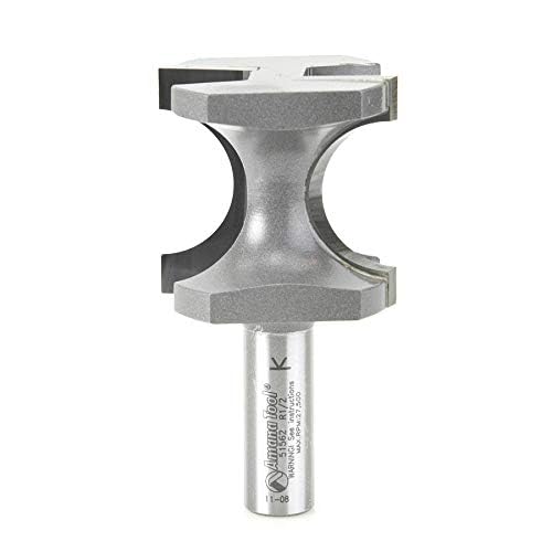 BDショット100 Amana Tool - 51562 Carbide Tipped Bullnose 1/2 Radius x 1-11