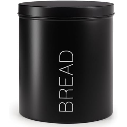 EHC Large Capacity Metal Bread Bin Cover