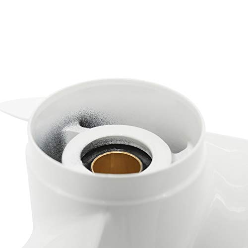 image for NovelBee 11 3/8 x12 Aluminum Alloy Propeller for Yamaha 25-60HP Outboa