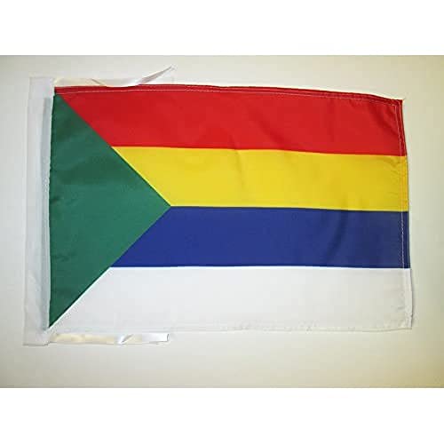 AZ FLAG, Druze Flag, 18'' x 12'', 100% Polyester islamic Small Banner with Two Cords, Fade Resistant, Vivid Colors, 18x12 in