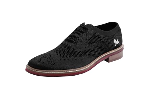 Image of Neeman's The Oxford Knits Sneakers for Mens | Breathable Recycled Knit with PU Tongue Comfortable & Flexible EVA Sole