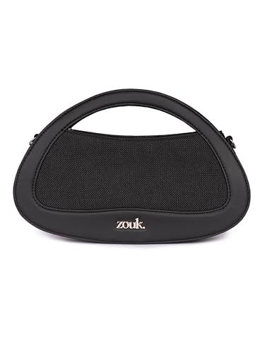 Image of ZOUK Nadia Sling Bag for Women - Stylish Crossbody with Cutout Top Handle | Handcrafted Shoulder Bag with Multiple Pockets & Water-Resistant Lining | Formal & Casual Use |