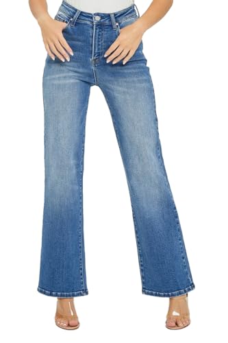 SALT TREE Risen Jeans - High Rise Relaxed Straight Jeans - RDP5292