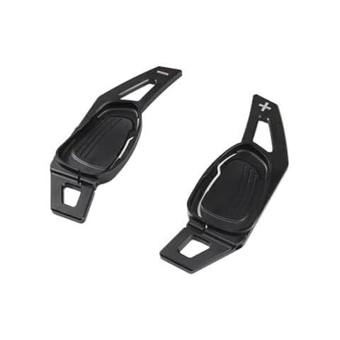 Car Shift Lever Shift Paddles Fit for Audi Sline RS Q3 Q5 Q7 S3 S5 SQ5 SQ7 R8 A3 A4 A5 A6 A7 S4 TT TTS Car Steering Wheel Extend Sticker Savour (Color : Type E Black) Cover